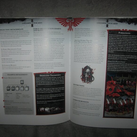 Warhammer Hardcover Book 40,000 40K The Rules 2409A7 - Picture 8 of 11